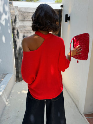 Pull OPEN rouge