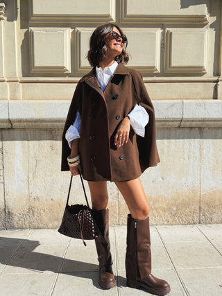 Veste CAPE chocolat