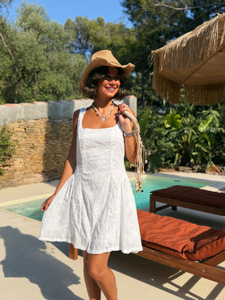 Robe LALY blanc