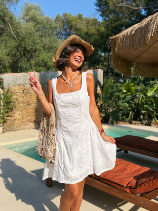 Robe LALY blanc