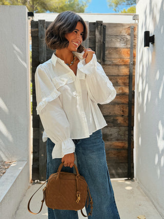 Chemise dos nu en coton