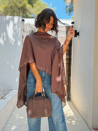 Top CAPE HARPER chocolat