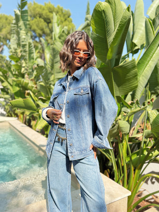 Veste en jean LOVE