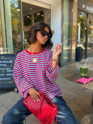 Tee-shirt MARINIÈRE rouge&bleu