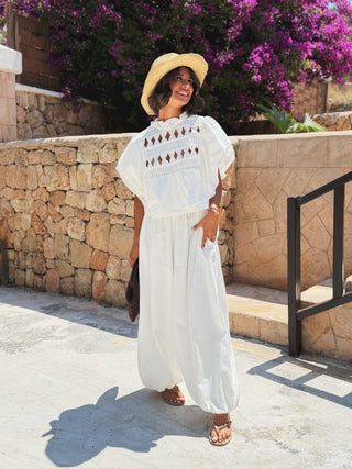 Pantalon BALLON blanc