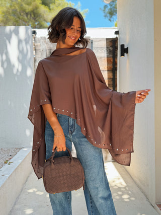Top CAPE HARPER chocolat
