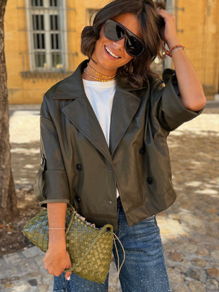 Collier CHOKER marron (Vendu a l'unité)