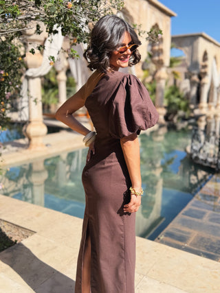 Robe OLIVIA chocolat