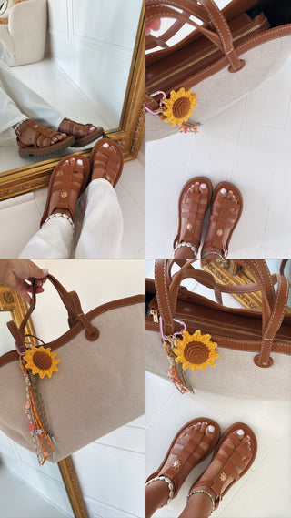 Sandales FELIX camel