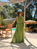 Broderie vert