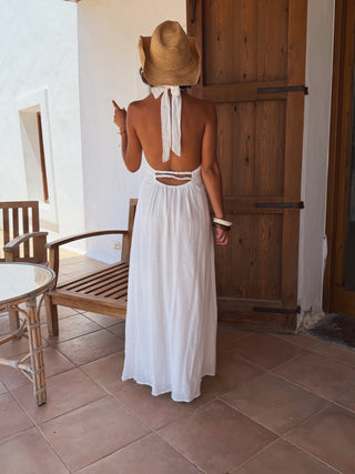 Robe DOS NU écru
