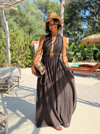 Robe OCÉANE chocolat