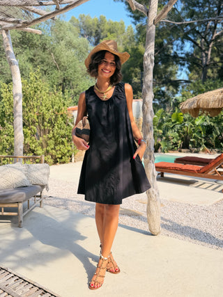 Robe TRAPÈZE noir