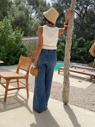 Jean VINTAGE denim foncé