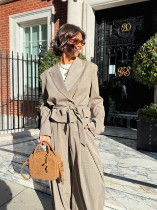 Blazer court MAYFAIR ceinturé