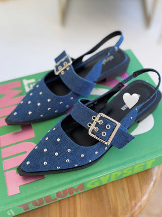 Ballerines en jean