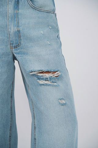 Jean DESTROY denim clair