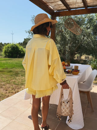Chemise POPELINE jaune