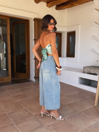 Pantalon en jean 7/8 denim