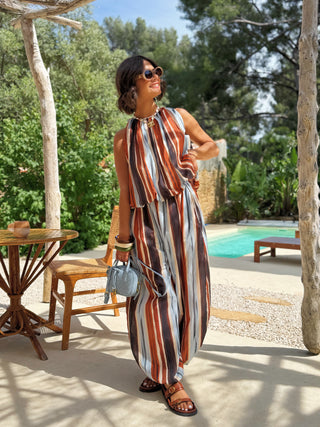 Ensemble rayé ALAÏA