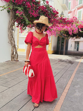 Robe VICKY rouge