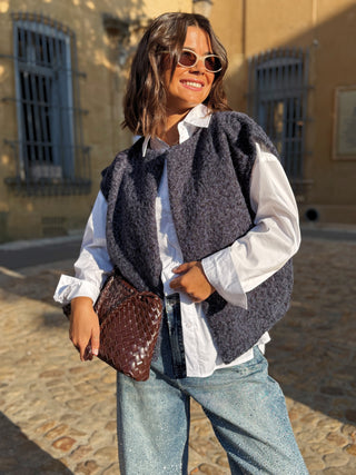 Veste EMILIE marine (Pré-Commande)