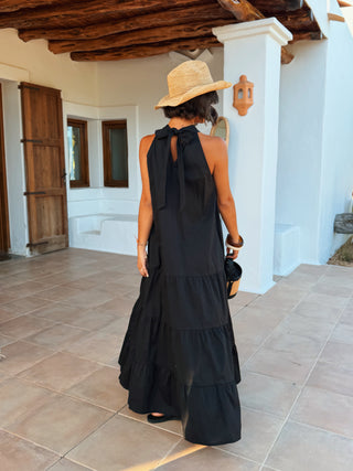 Robe POPELINE noir
