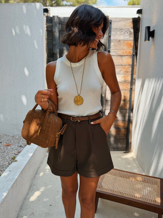 Short GASPARD chocolat