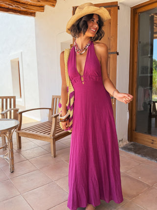 Robe DOS NU prune