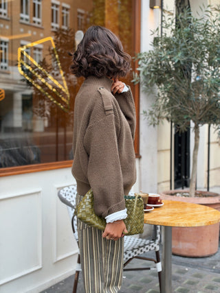 Jean HARRODS rayé kaki