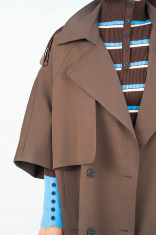 Trench ARCHIE chocolat