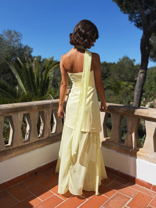 Robe BUSTIER jaune