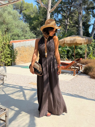 Robe OCÉANE chocolat
