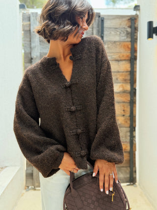 Gilet OFFICIER chocolat