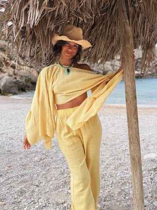 Pantalon SORRA jaune