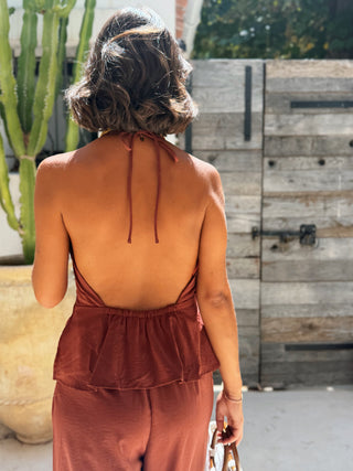Combinaison pantalon ROMA terracotta