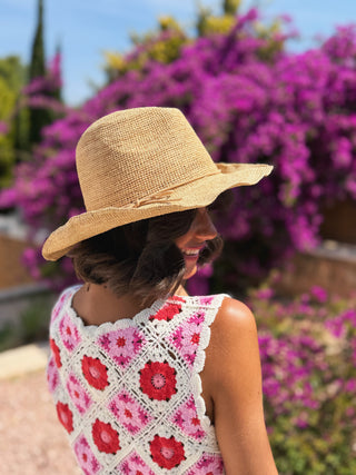 Ensemble CROCHET rose&rouge