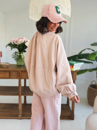 Veste RHODE rose pâle