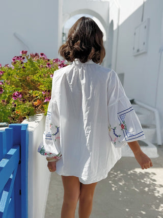 Blouse FLOWER à noeuds