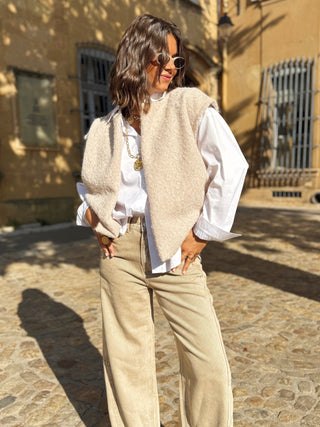 Veste EMILIE beige (Pré-commande)