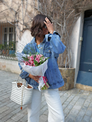 Veste en jean PALMIERS