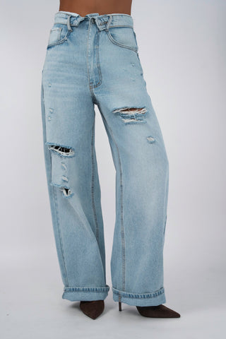 Jean DESTROY denim clair