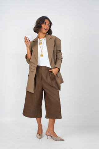 Pantalon 7/8 MATT camel
