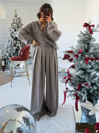 Pantalon PALAZZO taupe