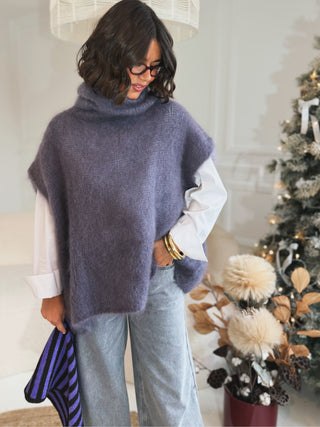 Pull sans manche GINETTE gris