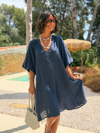 Robe LISA bleu marine