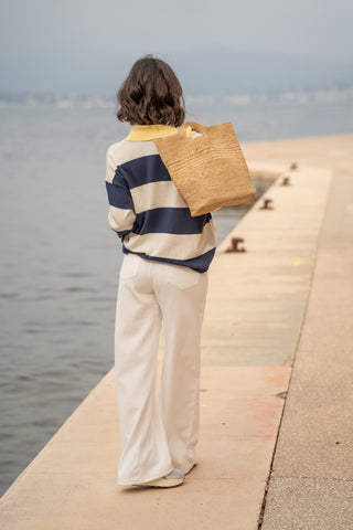 Jean ASYMÉTRIQUE blanc