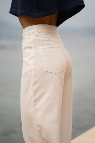 Jean ASYMÉTRIQUE blanc