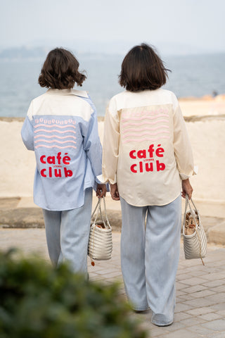 Chemise CAFÉ CLUB jaune