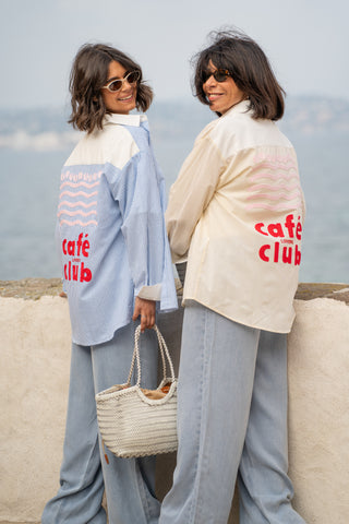 Chemise CAFÉ CLUB bleu